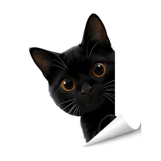 Adesivos de Janela de Animais Raposa Gato Guaxinim Desenho Animado Adesivos Estáticos Removíveis para Quarto de Crianças Sala de Estar Portas de Vidro Janelas