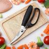 Multifunctional Kitchen Shears Stainless Steel Household Scissors for BBQ Poultry Bone Cutting and Food Preparation with Ergonomic Handle