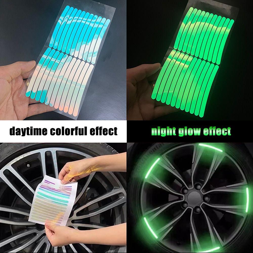 Laser Glow Laser Glow-in-the-dark Sticker Bicycle Reflective Sticker  Mountain Bike