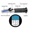 4-in-1 Antifreeze Refractometer Ethylene Glycol, Propylene Glycol, For Cooling Water Freezing Point, Disc Water, Adblue, Battery less