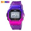 Skmei Electroplated Case Transparent Strap Lady Women Digital Wristwatch Shockproof Reloj Mujer Fashion Cool Girls Watches 1622