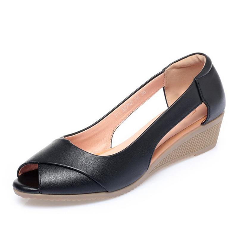 2025 Casual High Heels Ladies Fashion Summer Sandals Ladies Short Heel Walking Shoes Office Everyday Street Shopping Shoes