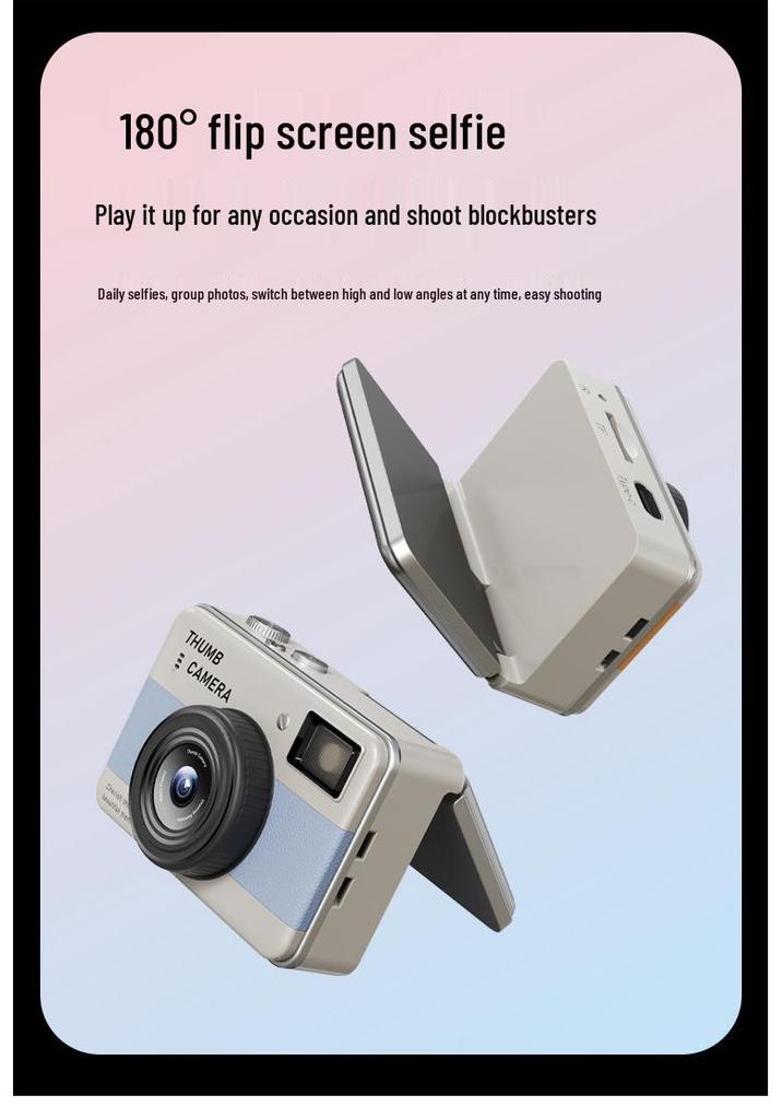 Y11 Mini Autofocus Student Camera - 68MP HD CCD