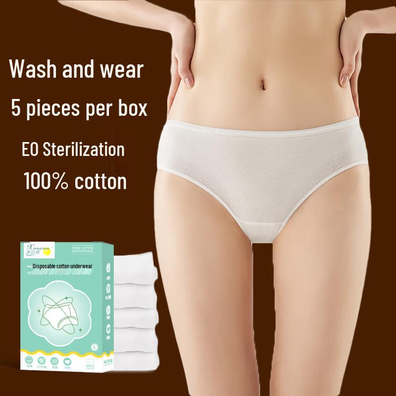 Ximaina Women s Disposable Cotton Briefs