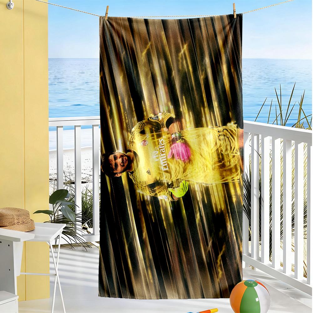 Golden Goalkeeper Legend Beach Towel Super Soft & Absorbent Comfortable Lightweight