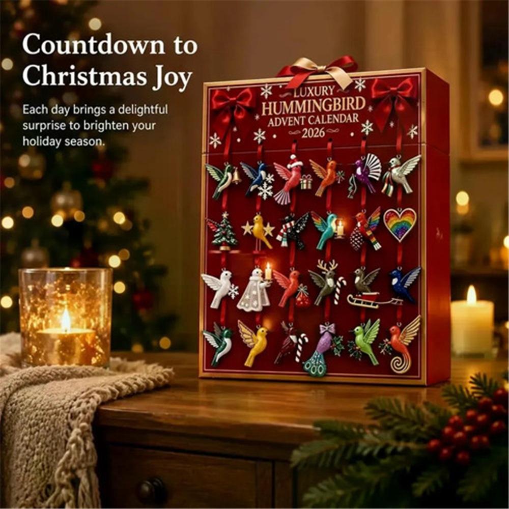 2026 Christmas Advent Calendar, Hummingbird Hanging