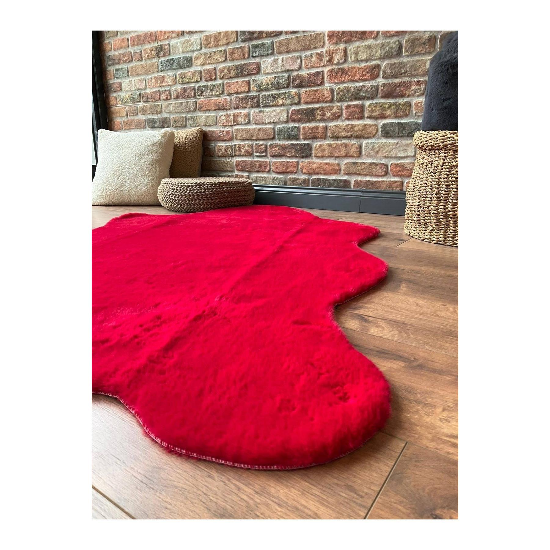 

FLQUE Post Plush Ultra Soft Post Puffy Red