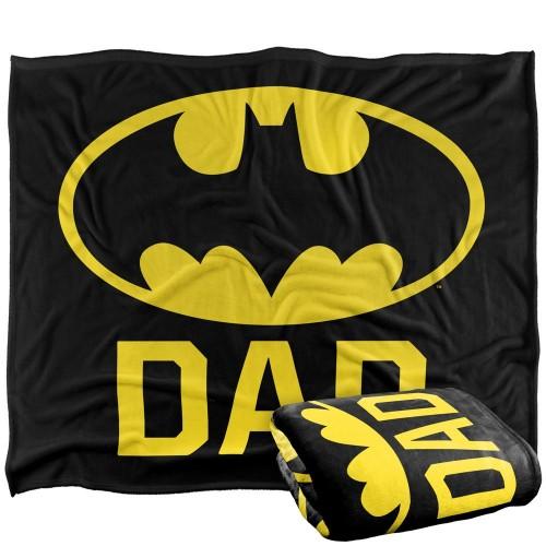 Batman Dad Logo Blanket