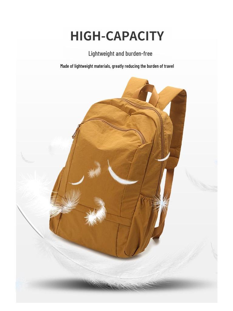 Women's Large Capacity Japanese Color Block Backpack for College & High School Students