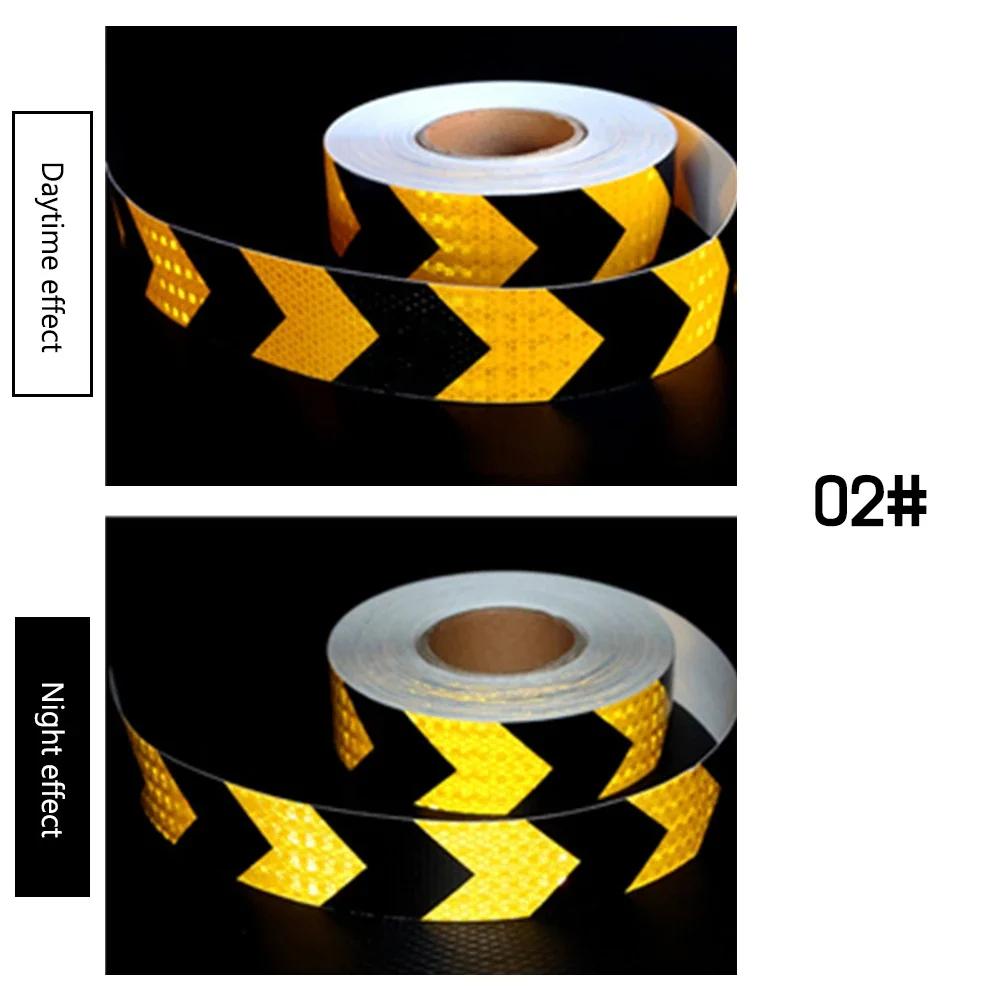 5Mx300CM Safety Mark Reflective Tape Stickers Car-Styling Self Adhesive Warning Tape Automobiles Motorcycle Reflective Film