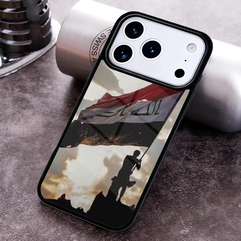 Iraq Flag Phone Case for iPhone 17 16 15 Pro Max Air 14 13 12 11 Plus Shockproof Cover