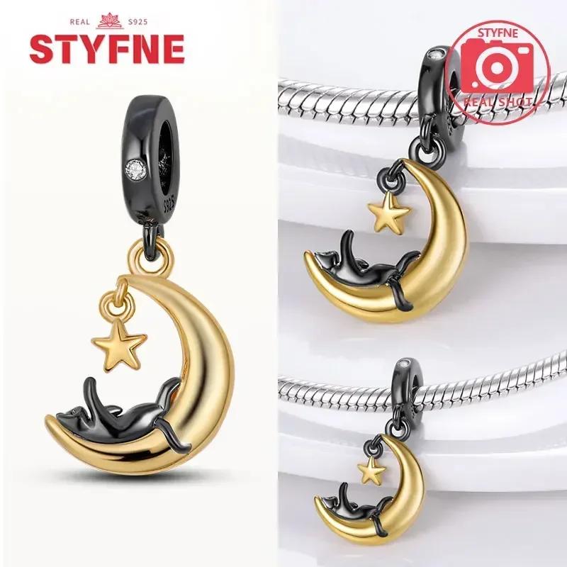 Copperblack Cat Series Charm Beads For Original Bracelet Fine Jewelery Making Gifts For Women