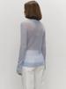 2026 Spring/Summer Women's Thin Knit Cardigan, Round Neck, European Style, See-Through, Basic Style, Candy Colors