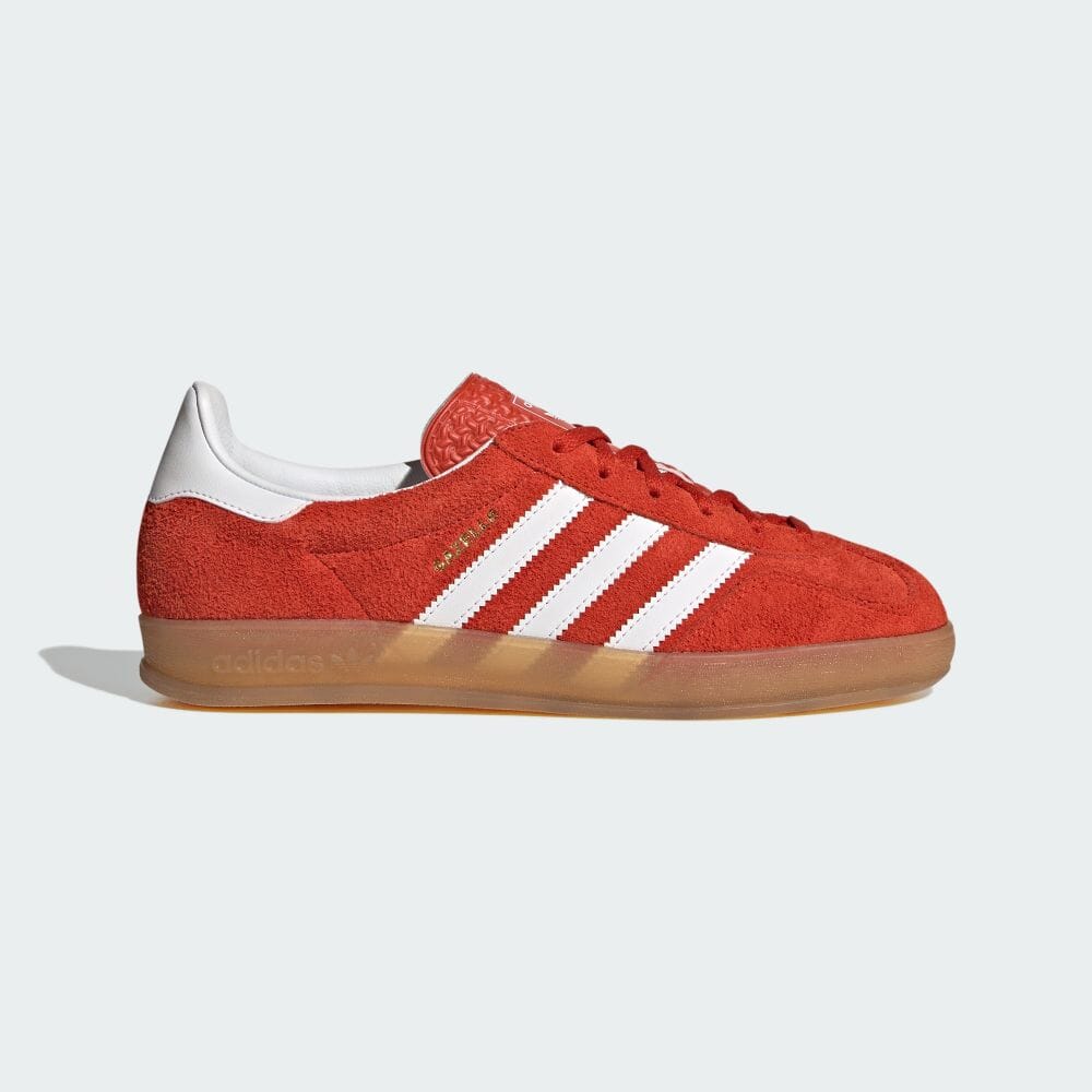 

Adidas GAZELLE INDOOR Bold Orange Sneakers ORIGINALS Unisex HQ8718 Bold Orange/Обувь White/Gum