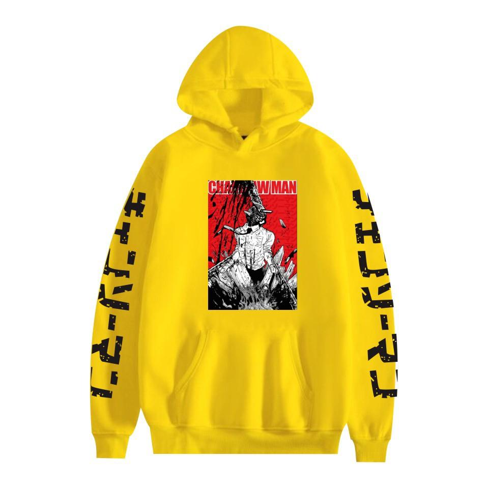 Chainsaw Man Anime Men Women Hoodies Autumn Casual Pullover Hoodie Fashion Sweatshirts Hip Hop Sweatshirt Clothes