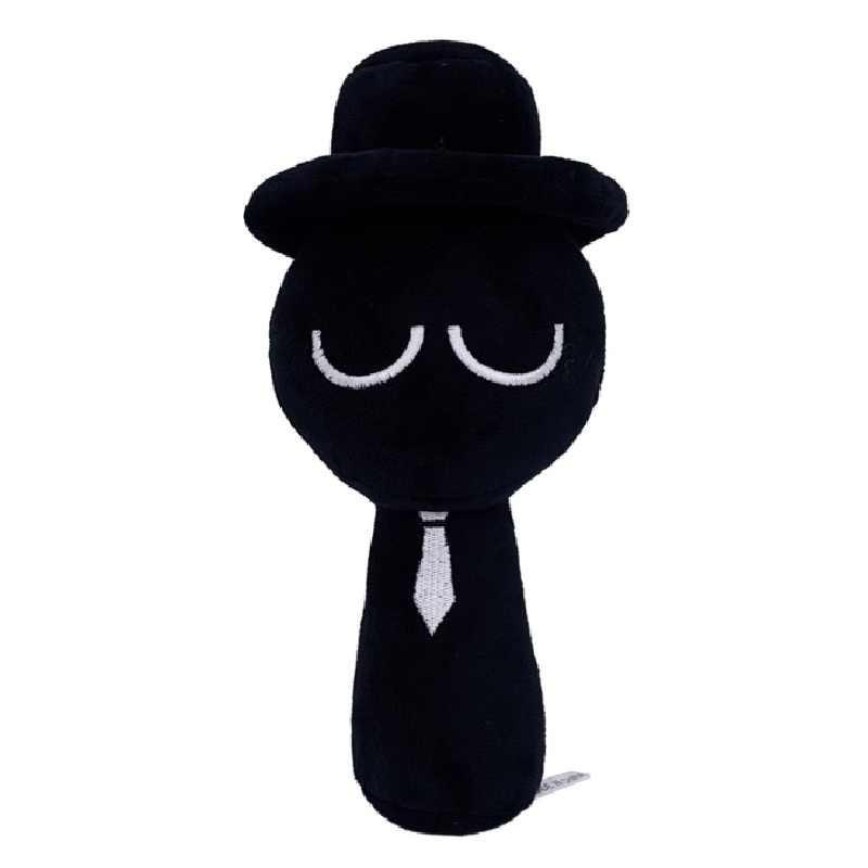 

Плюшевая игрушка Sprunki Incredibox Мультяшная мягкая кукла Игровые аксессуары Украшение Black