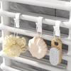 Universal household bathroom door hook, towel rack hanger, heating radiator rail hook clip, storage rack, clothes scarf hook