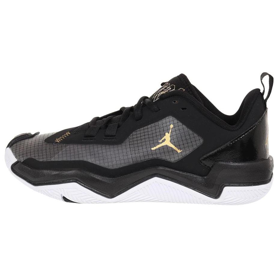 

Air Jordan Westbrook One Take 4 Чорний Білий Металеве Золото DO7192-007 40