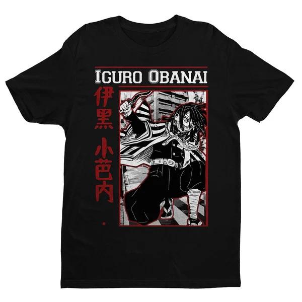Obanai Demon Slayer Shirt Obanai Iguro TShirt Size S 4XL Gift For Friends S