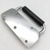 Spring Loaded Handle Stainless Steel Heavy Duty Handle for Toolbox Chest Case with Rubber Grip Surface Mounted