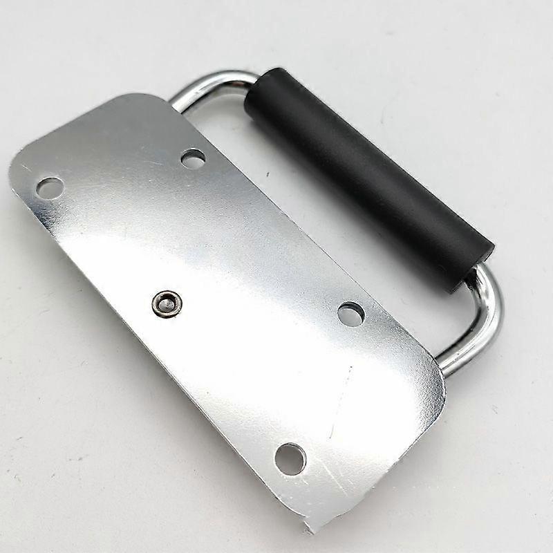 Spring Loaded Handle Stainless Steel Heavy Duty Handle for Toolbox Chest Case with Rubber Grip Surface Mounted