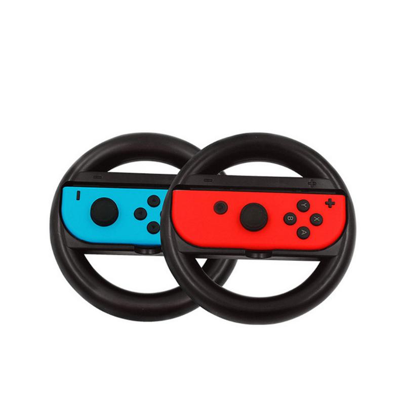 2pcs Racing Steering Wheel for Nintendos Nintend Switch Joy Con Controller Handle Grips for Nitendo Switch Games ABS Material