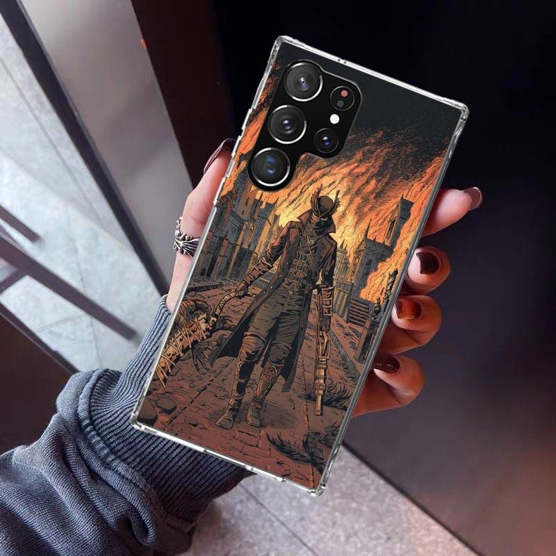 

Bloodborne Game Phone Case For Samsung Galaxy S23 S24 S25 Edge S26 Ultra S22 + S21 Plus S20 FE Cover Silicone Print Shell Galaxy Samsung S25 Plus