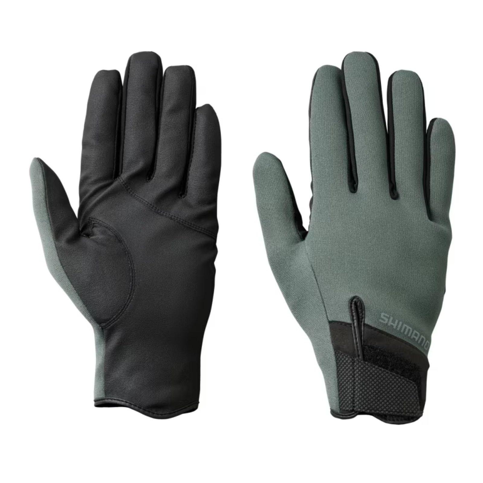 Б/У Новые перчатки SHIMANO Titanium Alpha с полным покрытием GL-013V Цвет Sage Размер XL