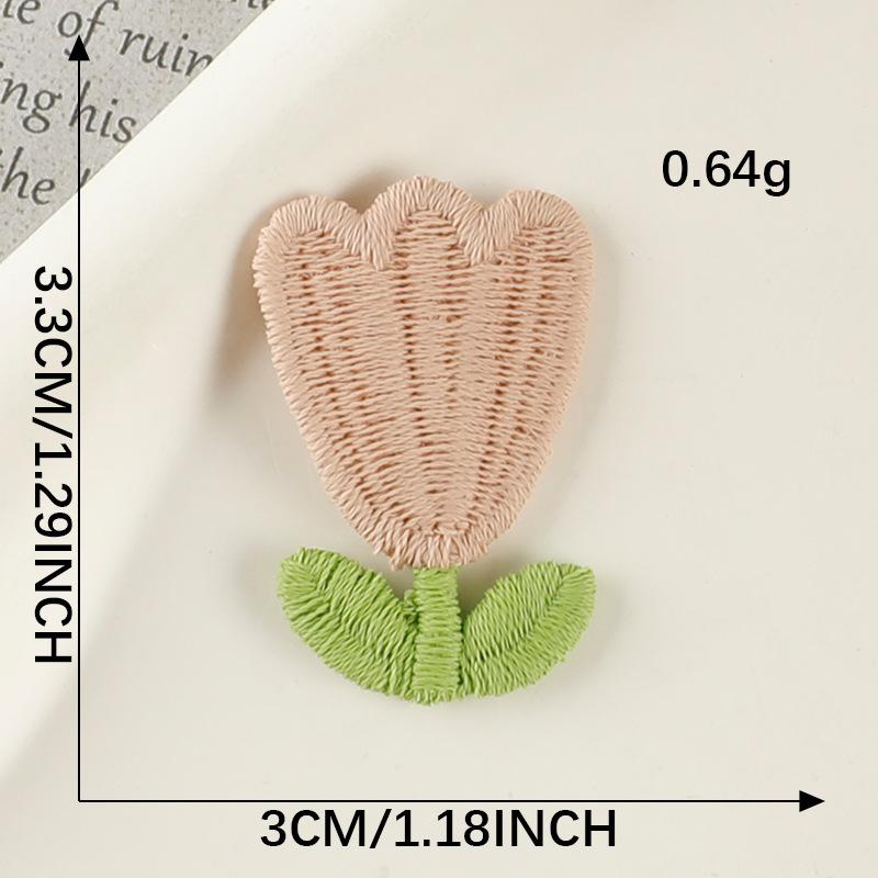 Akcesoria Spinka do włosów Akcesoria do włosów Akcesoria Naklejki do haftowania rozpuszczalne w wodzie Metka z tkaniny kwiatowej Broszka Łatka DIY Metka z tkaniny Naklejka z tkaniny