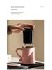 Elegant Pink Ladies Ceramic Mug - Tea & Water Separation, Perfect for Home, Office, or Personal Use