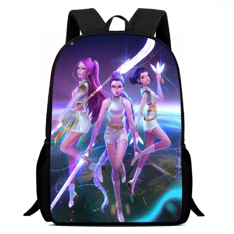 Neue Kpop Hexenjägerin Mädchengruppe Schultasche High-Definition-Druck Lässiger grenzüberschreitender leichter Rucksack