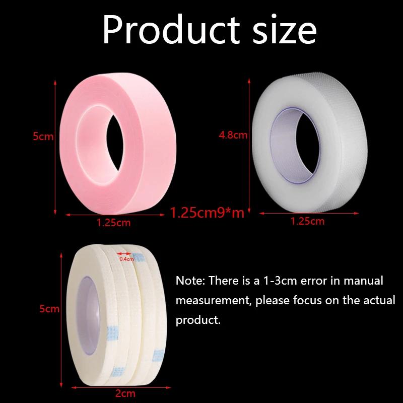 5/10pcs Micropore Lash Tape Breathable Medical Paper Tape Eyelash Extension Patch PE Non-woven Cloth Adhesive Lashes Makeup Tool