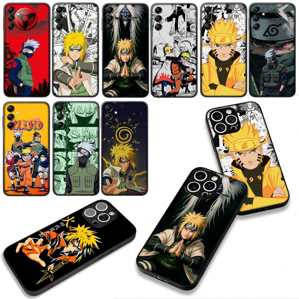 for Samsung Galaxy S25 S24 S22 S23 FE Ultra Plus A56 A05 A06 A15 A16 A55 S7 Edge Phone Case Narutos Namikaze Minato Kakashi