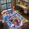 Super Sentai Mecha Megazord Battle Design Rug Carpet Large Area Rug Non Slip Washable Floor Mat Gamer Room Bedroom Home Decor