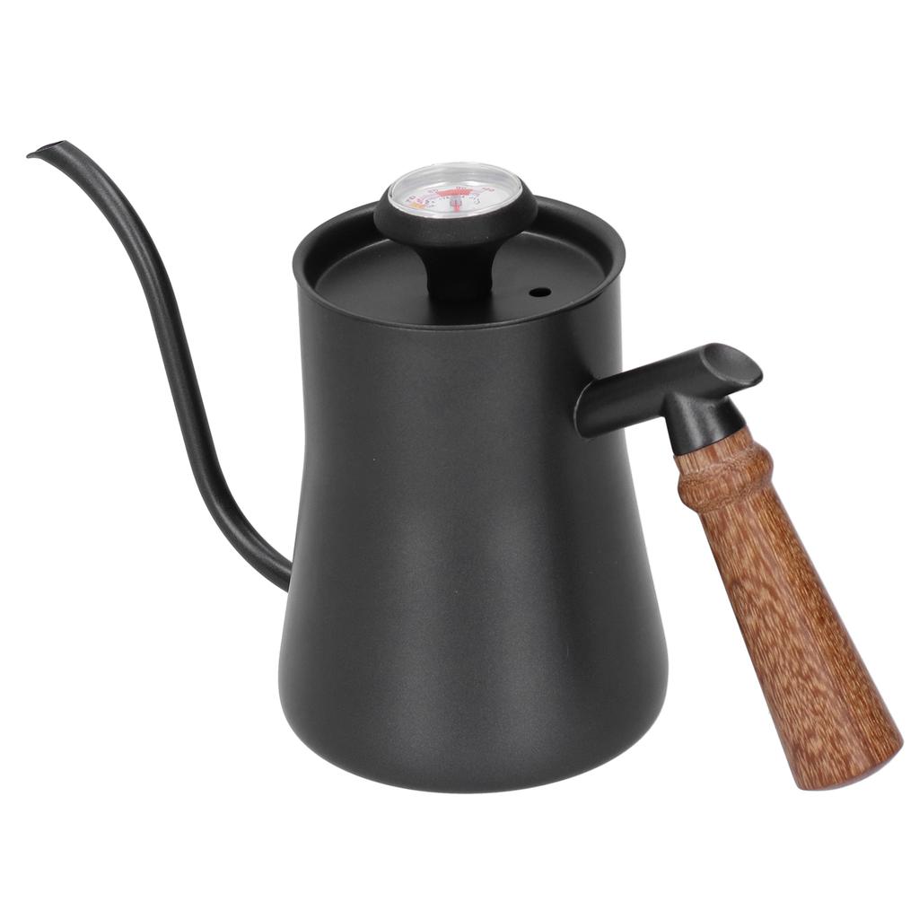 Coffee Pot 650ml Stainless Steel   Narrow Spout Coffee Kettle with Thermometer