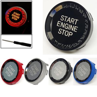 Accessoires Bouton START STOP Moteur pour BMW X1 X5 E70 X6 E71 Z4 E89 Série 1 3 5 E90 E91 E92 E60 Voiture Couvercle de Remplacement