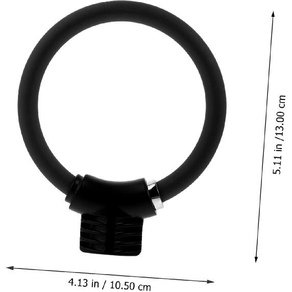 Happyyami 2 шт. велосипедный кольцевой замок велосипедный замок антиблокировочная цепь — фото 6