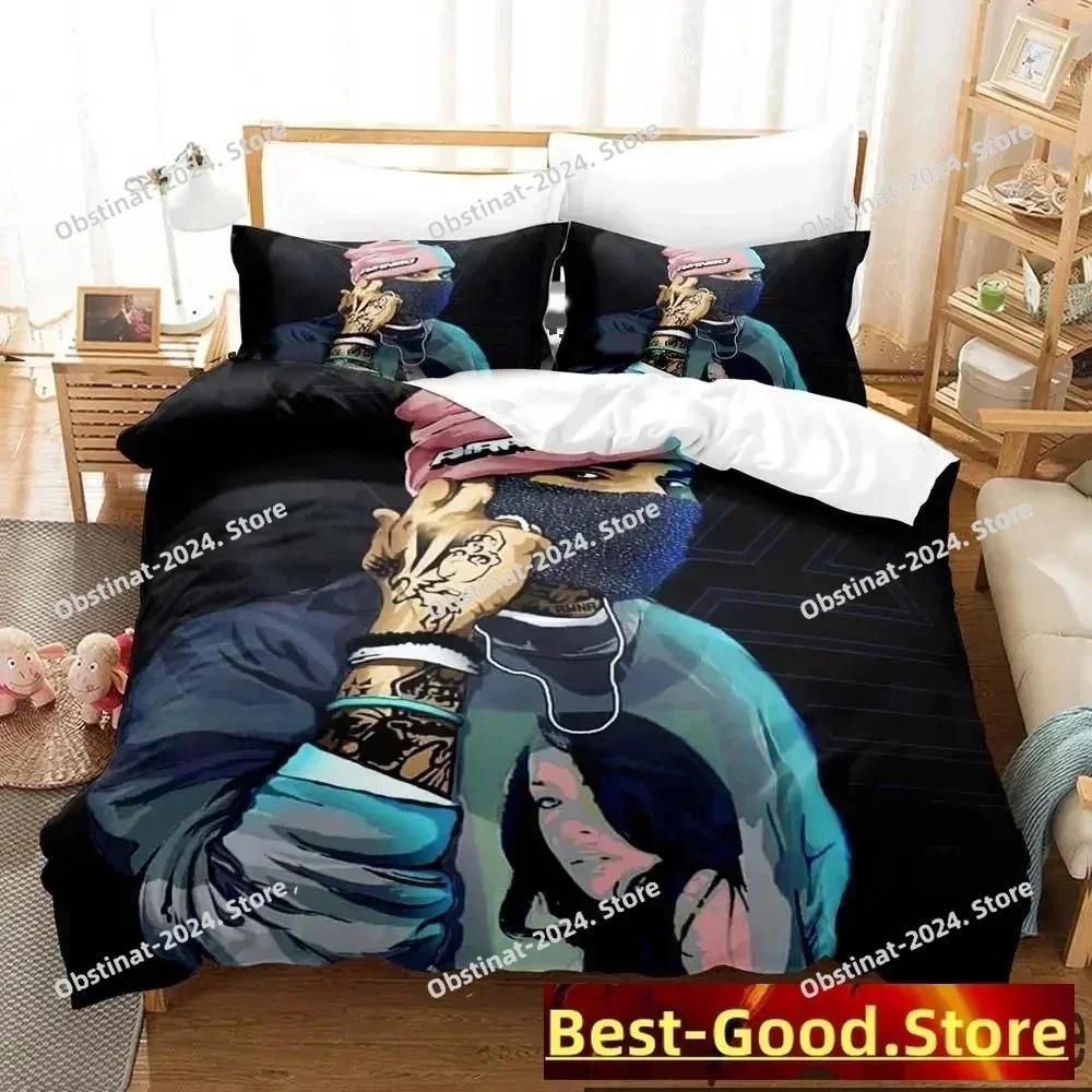 3D Print Chris Brown Bedding Set Boys Girls Twin Queen King Size Duvet Cover Pillowcase Bed Boys Adult Home Textileextile