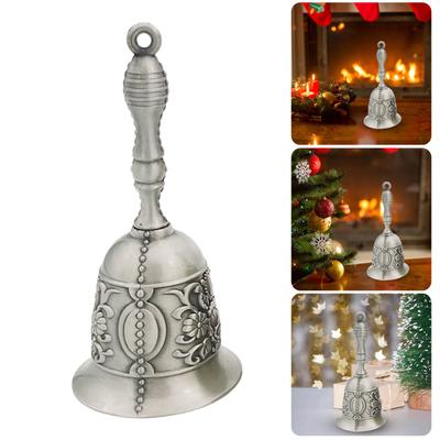 Metall Tee Handglocken Service Handglocke Tischglocken Laute Ruf Handglocke Vintage Metall Handglocken mit Zartem Griff