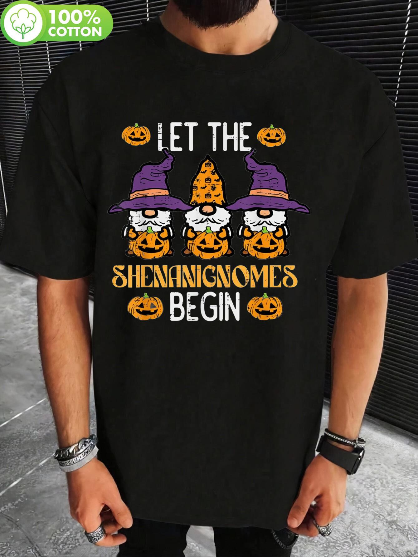 

1pc Halloween Dwarf Graphic T-shirt S