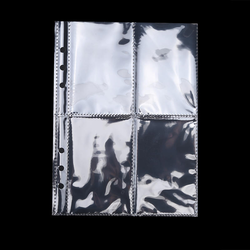 A5/A6 Loose Leaf Binder Cover Refillable Notebook Shell 25 Sheets Clear Binder Planner Inner Pages Protectors