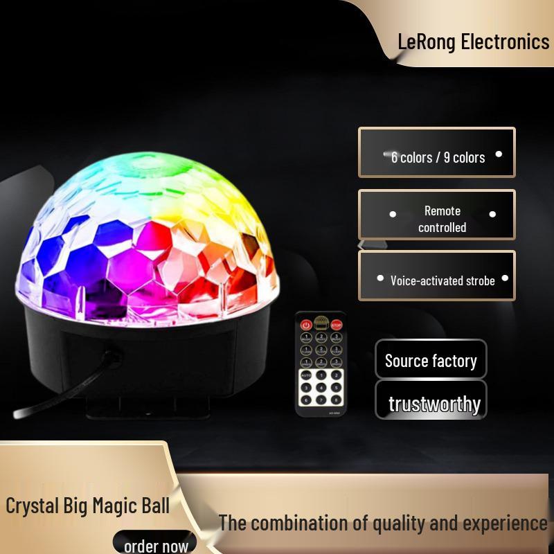 

LED Stage Light Magic Ball with Colorful Laser and Voice Control Sound Control AU Plug