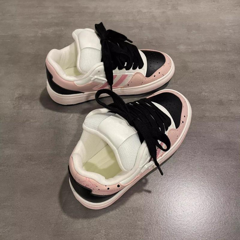 New Summer Bread Shoes Dopamine Board Shoes Women's Versatile Shoes Platform White Shoes Tide