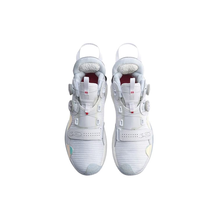 Li Ning WOW 8 Non Slip Lightweight High Top Basketball Shoes Men's White ABEP001-1