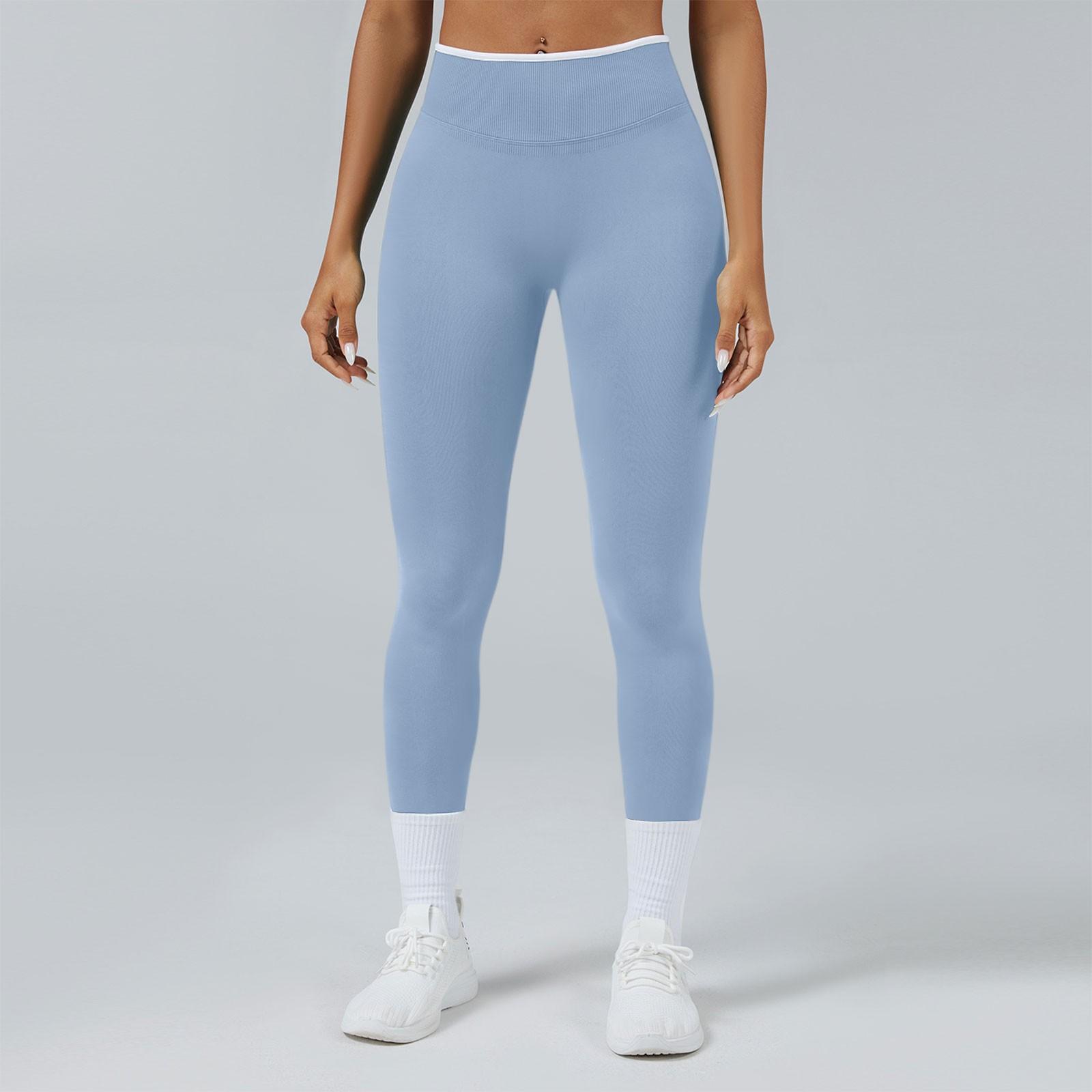 

Женские леггинсы с эффектом подтяжки ягодиц, бесшовные фитнес-леггинсы с высокой талией, утягивающие живот, брюки для йоги S