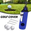 Golf Ball Storage Pouch with Tee Holder - Large Capacity, Portable Carrier Bag with Keychain Belt Clip Design