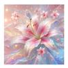 2024 New Diamond Painting Fantasy Pink Lily Full Diamond Mosaic Art Flower Embroidery Cross Stitch Pictures for Home Decoration J3967