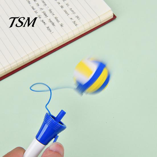 Anxiety Relief Pens Sport Funny Writing Pen, Volleyball/Tennis/Rugby/Basketball/Football/Baseball Design, Creative Decompression Non Slip School