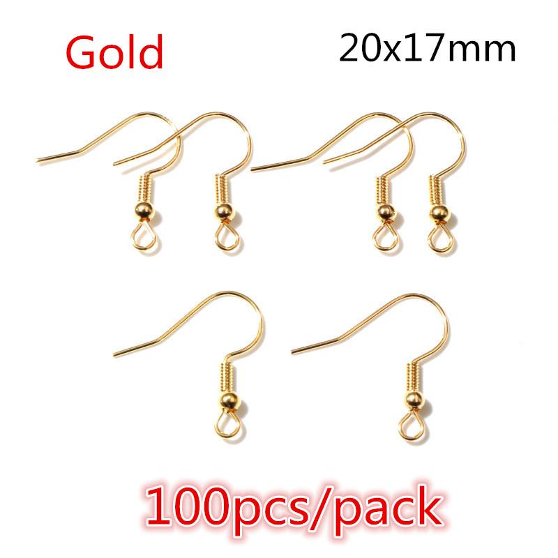 50-200pcs DIY Jewelry Making Accessories Findings Earring Hooks/Jump Rings/Lobster Clasps Craft Jewelry Findings