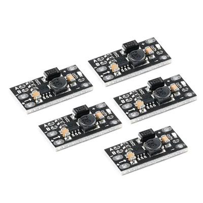 5PCS Mini DC-DC Boost Step Up Converter Board Power Module 3.7V To 12V Voltage Regulator PCB Board Lithium Battery Booster